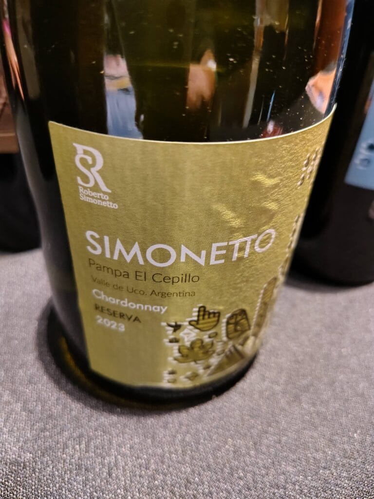 Simonetto – Pampa El Cepillo – Chardonnay Reserva 2023